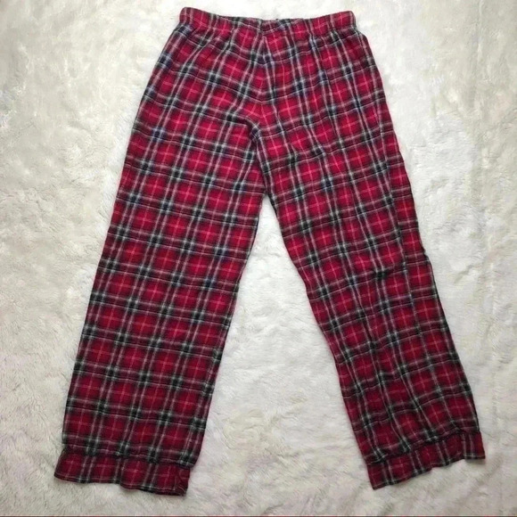 Denver Hayes Pajama Pants Red Plaid Size Medium - Picture 6 of 16